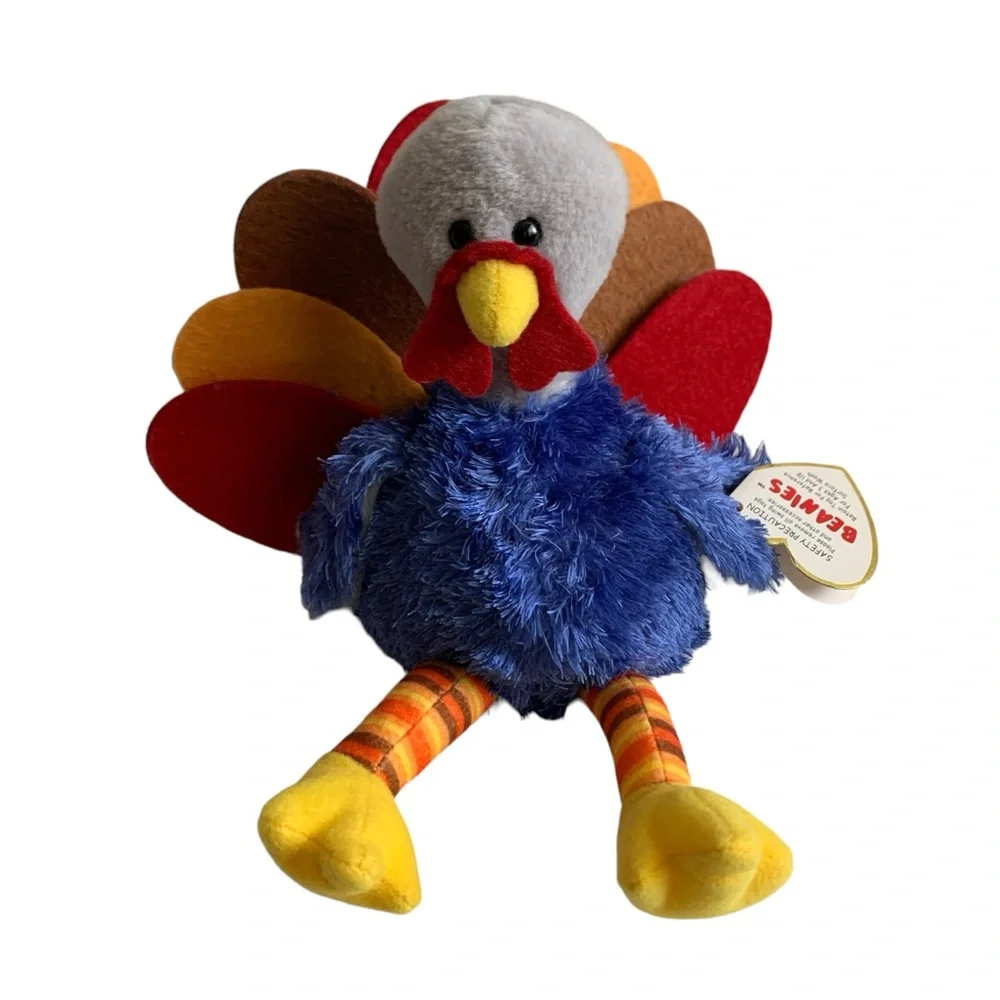 TY Beanie Baby - STUFFED the Turkey (November 2006 BBOM) MINT with MINT TAGS